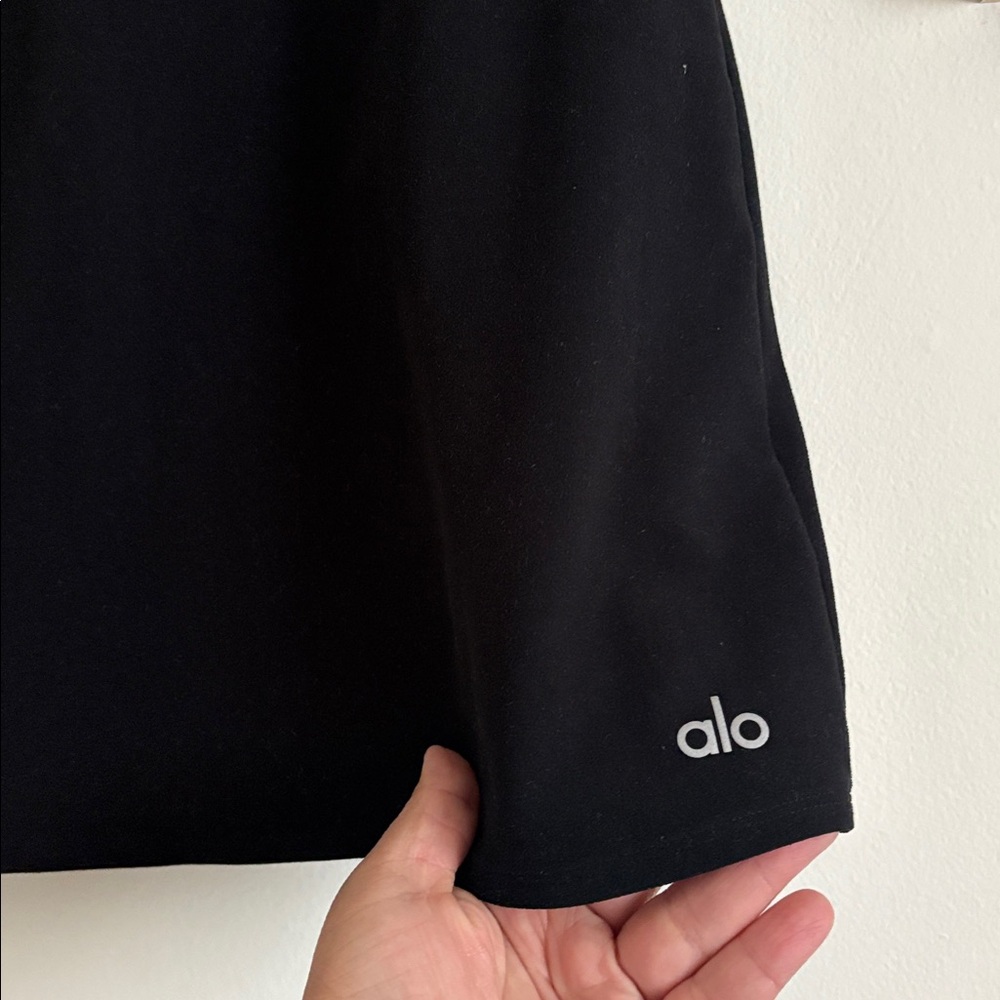 Alo Black Alosoft Backspin Tennis Skirt Size Large - Picture 5 of 9